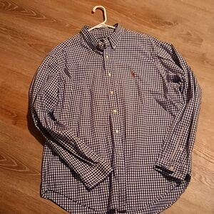 Mens Ralph Lauren size XL button down casual shirt